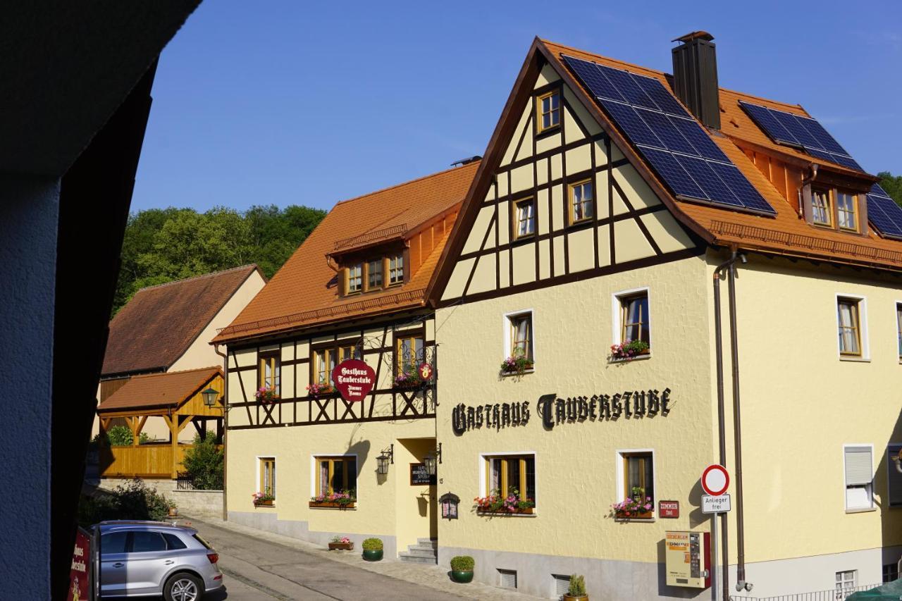 Gasthaus Tauberstube Rothenburg ob der Tauber Buitenkant foto