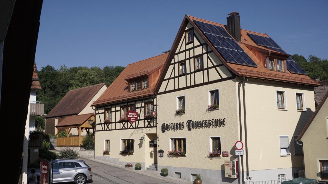 Gasthaus Tauberstube Rothenburg ob der Tauber Buitenkant foto