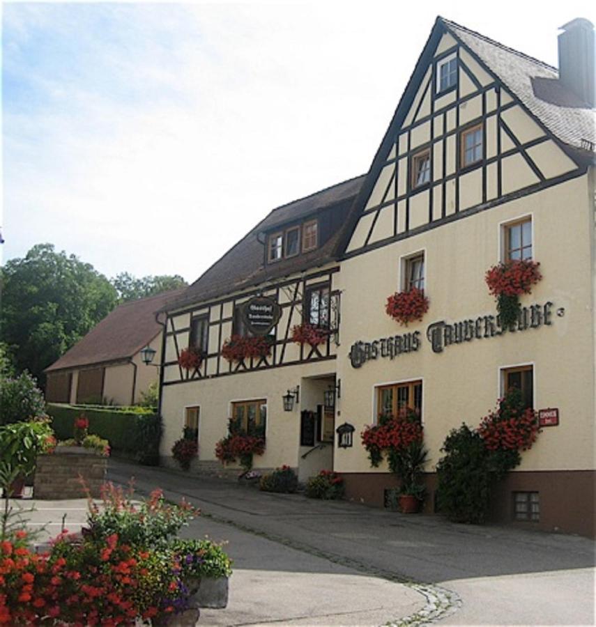 Gasthaus Tauberstube Rothenburg ob der Tauber Buitenkant foto